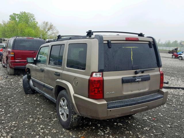 1J8HG48K06C188496 - 2006 JEEP COMMANDER 米色 照片 3