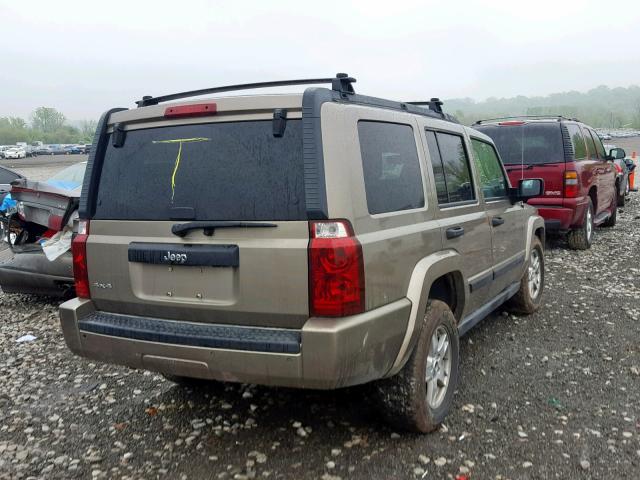 1J8HG48K06C188496 - 2006 JEEP COMMANDER 米色 照片 4