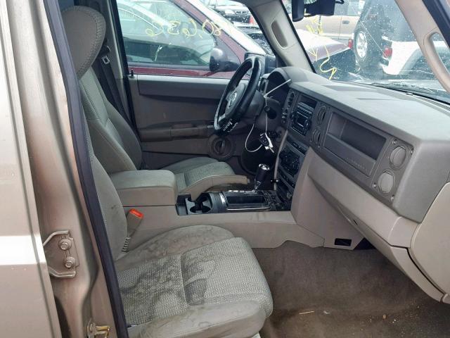 1J8HG48K06C188496 - 2006 JEEP COMMANDER 米色 照片 5