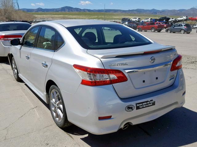 3N1AB7AP0DL767782 - 2013 NISSAN SENTRA S WHITE photo 3