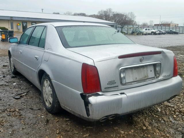 1G6KD54Y43U242297 - 2003 CADILLAC DEVILLE SILVER photo 3