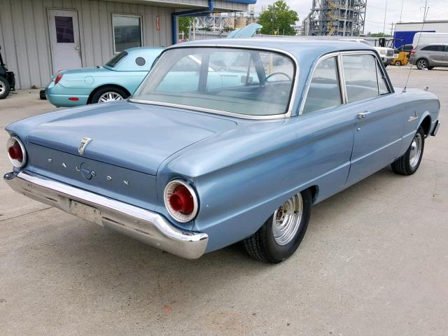 2T11S108156 - 1962 FORD FALCON BLUE photo 4