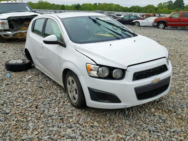 1G1JA6SH9E4198013 - 2014 CHEVROLET SONIC LS WHITE photo 1