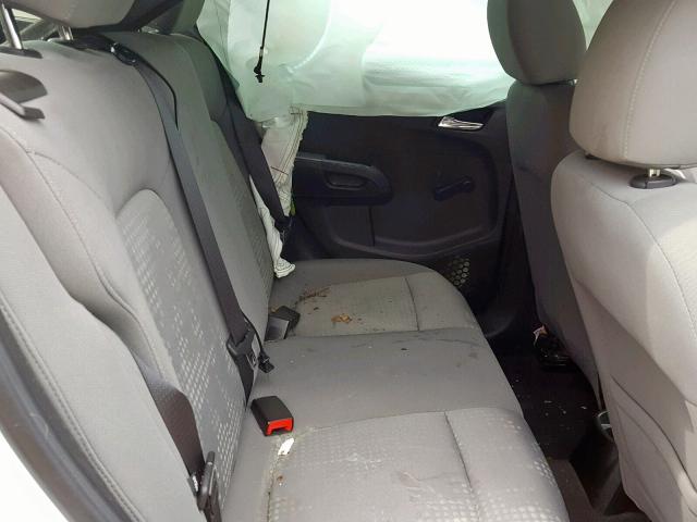 1G1JA6SH9E4198013 - 2014 CHEVROLET SONIC LS WHITE photo 6