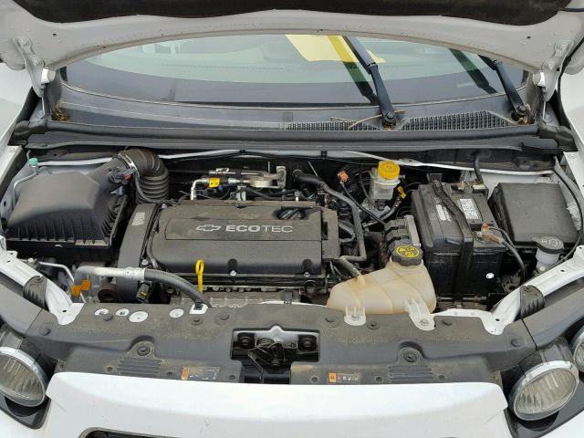 1G1JA6SH9E4198013 - 2014 CHEVROLET SONIC LS WHITE photo 7