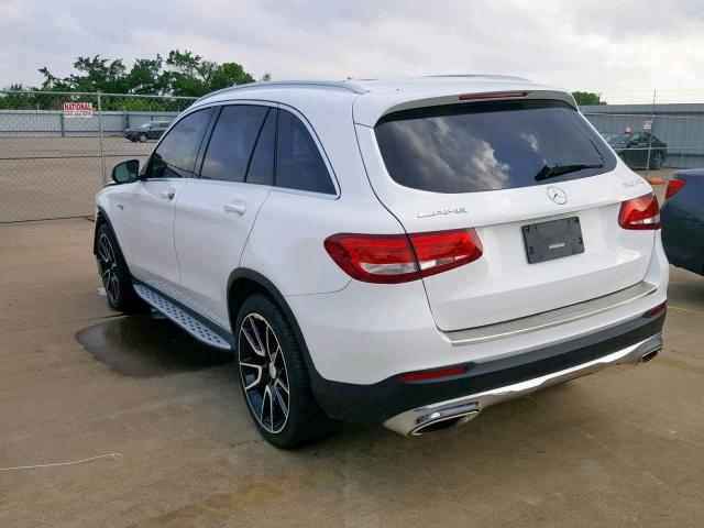 WDC0G4JB7JV058821 - 2018 MERCEDES-BENZ GLC 300 WHITE photo 3