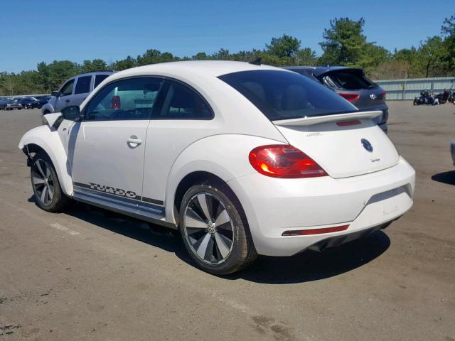 3VWVT7AT0EM609699 - 2014 VOLKSWAGEN BEETLE TUR WHITE photo 3