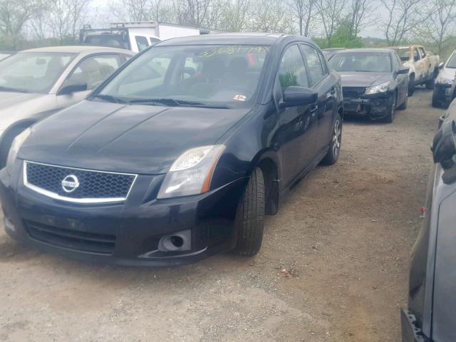 3N1AB6AP2CL670138 - 2012 NISSAN SENTRA 2.0 BLACK photo 2