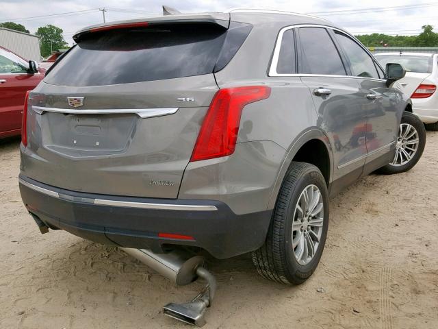 1GYKNCRS9JZ111587 - 2018 CADILLAC XT5 LUXURY GRAY photo 4