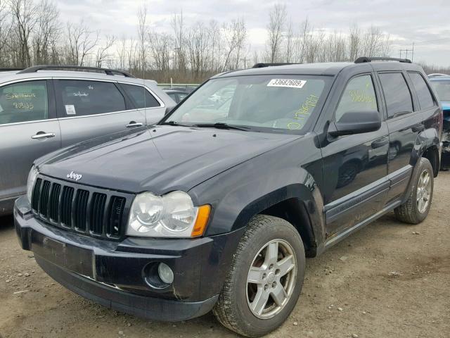 1J4GR48K35C567238 - 2005 JEEP GRAND CHER BLACK photo 2