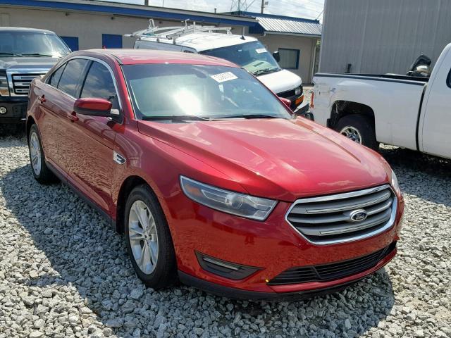 1FAHP2E82EG184838 - 2014 FORD TAURUS SEL RED photo 1