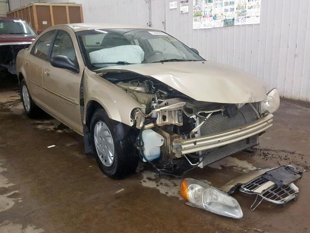 1B3EJ46X21N681671 - 2001 DODGE STRATUS SE GOLD photo 1