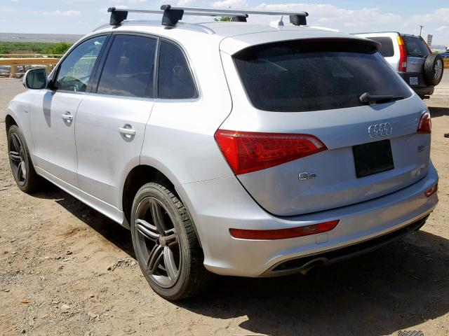 WA1WKBFP2AA003539 - 2010 AUDI Q5 PRESTIG SILVER photo 3