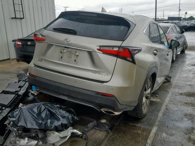 JTJYARBZ0G2034502 - 2016 LEXUS NX 200T GRAY photo 4