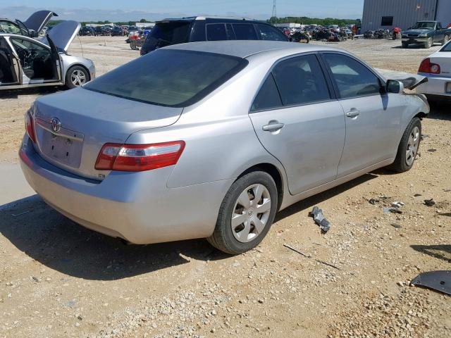 4T4BE46K27R003092 - 2007 TOYOTA CAMRY NEW SILVER photo 4