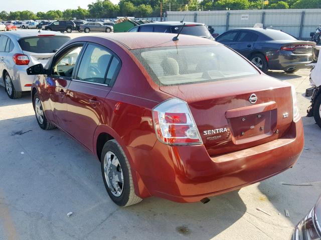 3N1AB61E57L641477 - 2007 NISSAN SENTRA 2.0 RED photo 3