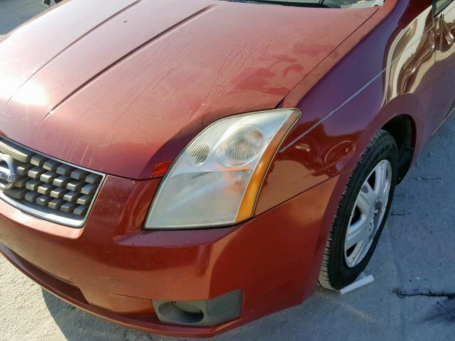 3N1AB61E57L641477 - 2007 NISSAN SENTRA 2.0 RED photo 9