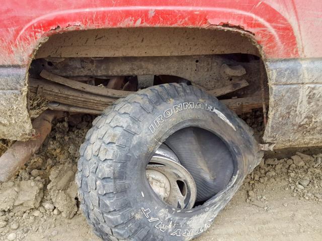 1B7KF23671J588834 - 2001 DODGE RAM 2500 RED photo 9