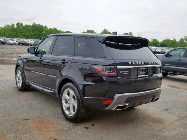 SALWR2RVXJA809312 - 2018 LAND ROVER RANGE ROVE BLACK photo 3