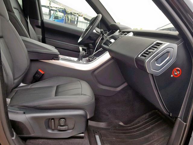 SALWR2RVXJA809312 - 2018 LAND ROVER RANGE ROVE BLACK photo 5