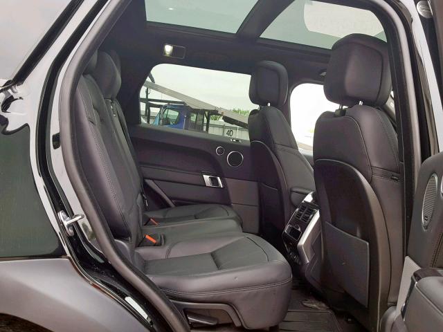 SALWR2RVXJA809312 - 2018 LAND ROVER RANGE ROVE BLACK photo 6