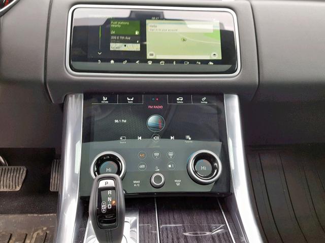 SALWR2RVXJA809312 - 2018 LAND ROVER RANGE ROVE BLACK photo 9