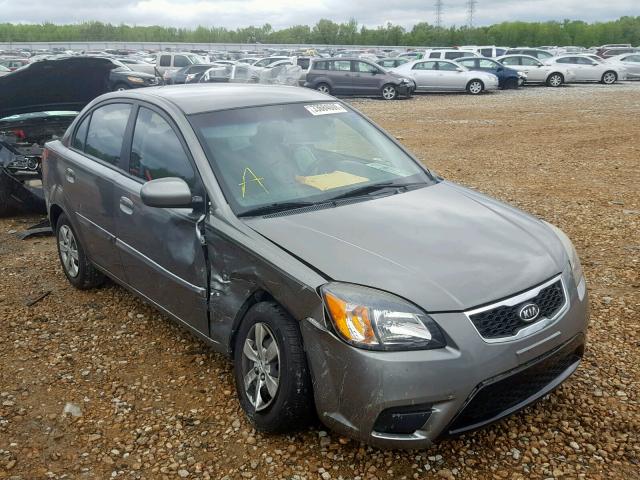 KNADH4A33B6734901 - 2011 KIA RIO BASE GRAY photo 1