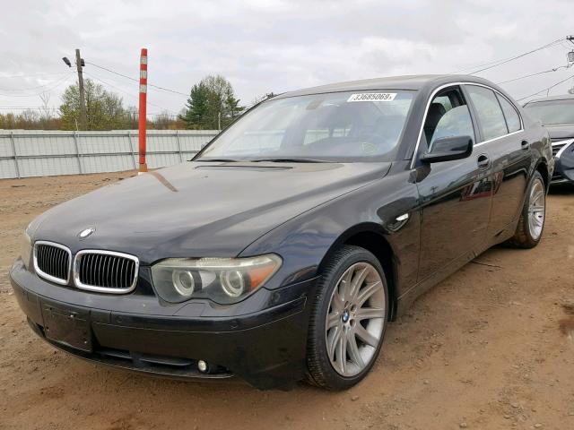 WBAGL63515DP76361 - 2005 BMW 745 I BLACK photo 9