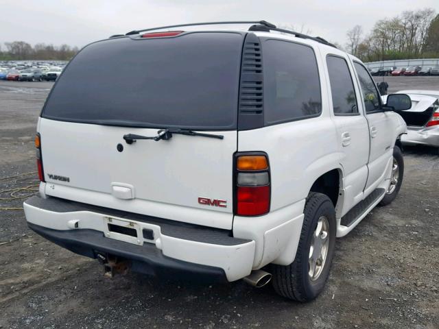 1GKEK63U24J173119 - 2004 GMC YUKON DENA WHITE photo 4