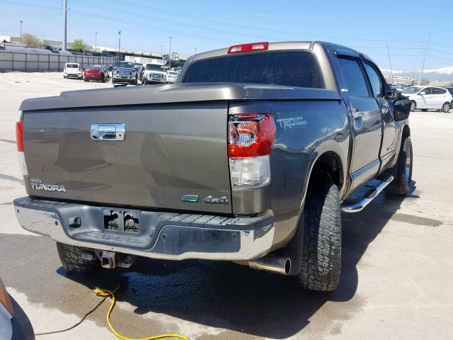 5TFHW5F1XAX125384 - 2010 TOYOTA TUNDRA CRE TAN photo 4