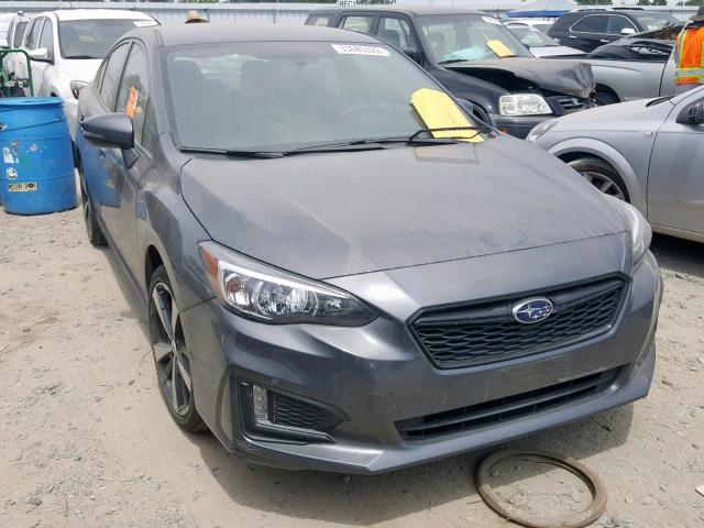 4S3GKAK62J3601023 - 2018 SUBARU IMPREZA SP GRAY photo 1