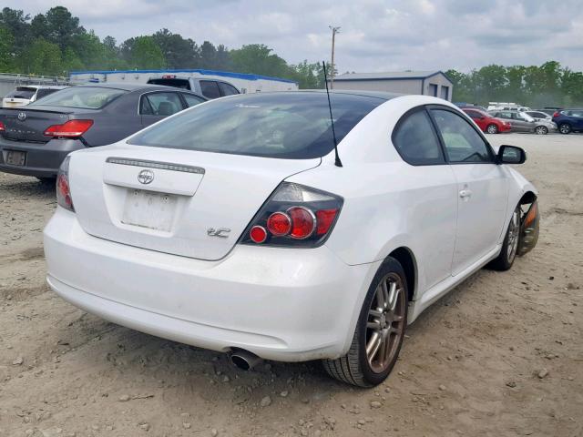 JTKDE167X80236737 - 2008 TOYOTA SCION TC WHITE photo 4