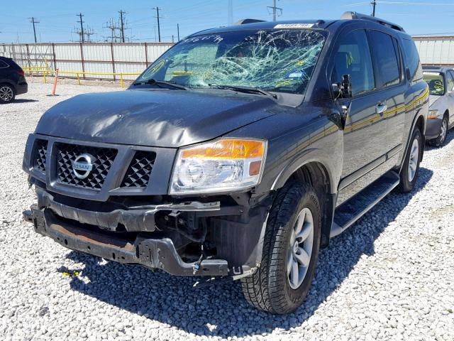 5N1BA0ND2AN611004 - 2010 NISSAN ARMADA SE GRAY photo 2