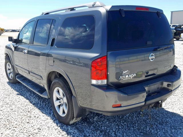 5N1BA0ND2AN611004 - 2010 NISSAN ARMADA SE GRAY photo 3