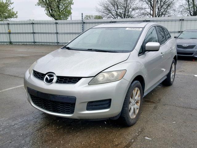 JM3ER293980211110 - 2008 MAZDA CX-7 SILVER photo 2