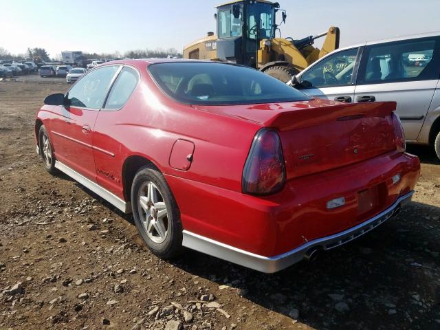 2G1WX12K239161799 - 2003 CHEVROLET MONTE CARLO SS  photo 3