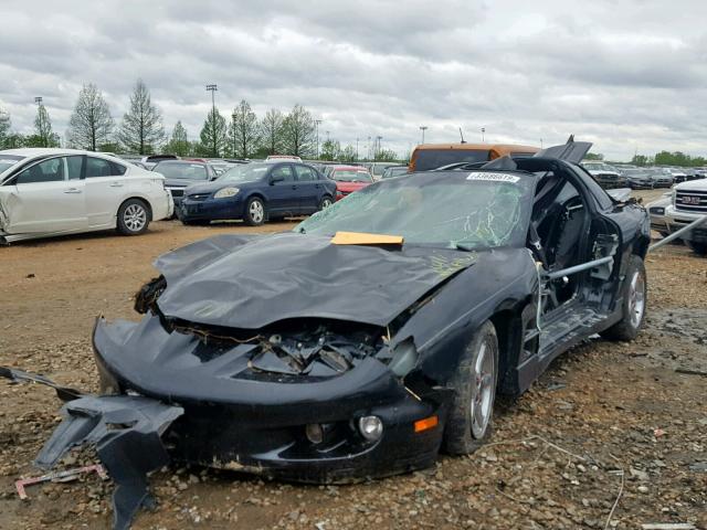 2G2FS22K412118751 - 2001 PONTIAC FIREBIRD BLACK photo 2