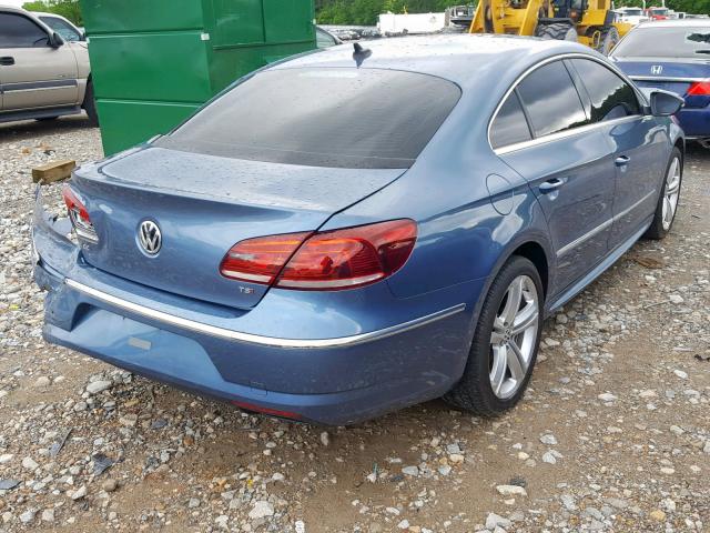 WVWBP7AN5GE516262 - 2016 VOLKSWAGEN CC BASE BLUE photo 4