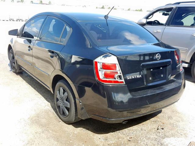 3N1AB61E88L655987 - 2008 NISSAN SENTRA 2.0 BLACK photo 3