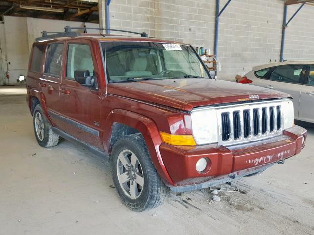 1J8HH48KX7C622759 - 2007 JEEP COMMANDER 红色 照片 1