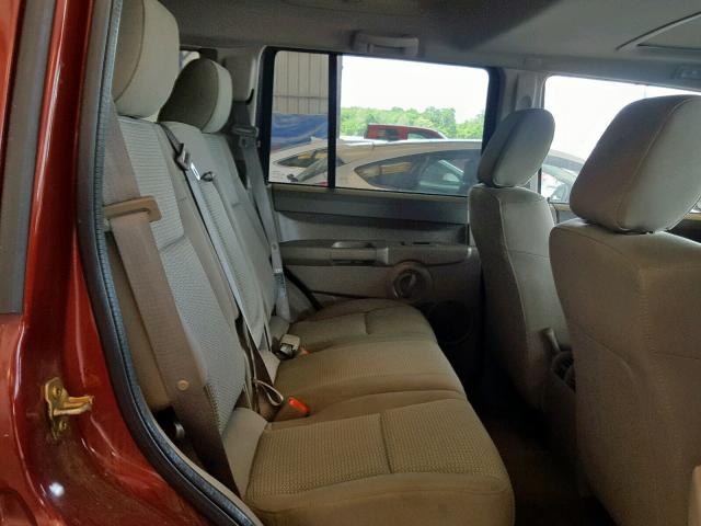 1J8HH48KX7C622759 - 2007 JEEP COMMANDER 红色 照片 6