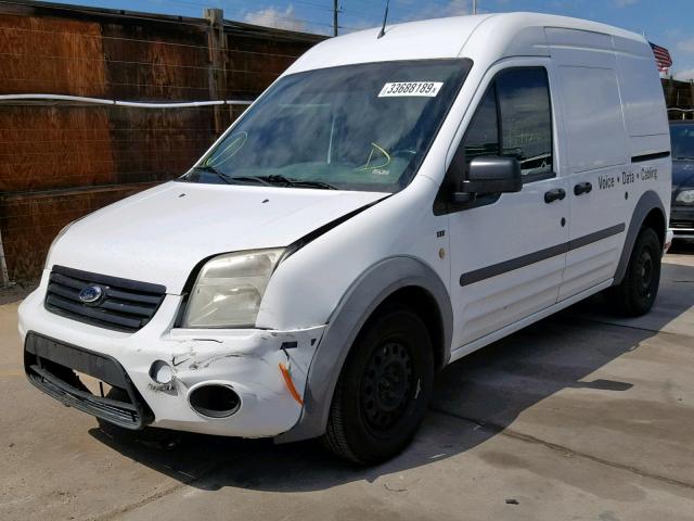 NM0LS7DNXBT058413 - 2011 FORD TRANSIT CO WHITE photo 2