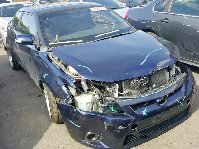 JTKJF5C77D3062615 - 2013 TOYOTA SCION TC ლურჯი ფოტო 1