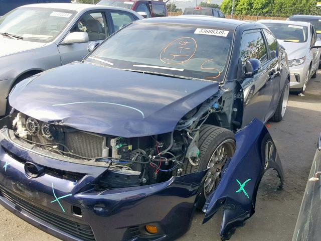 JTKJF5C77D3062615 - 2013 TOYOTA SCION TC ლურჯი ფოტო 2