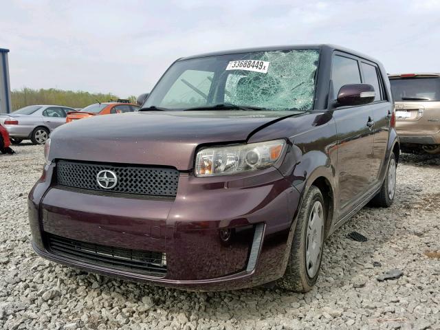 JTLKE50E991085337 - 2009 TOYOTA SCION XB 紫色 照片 2