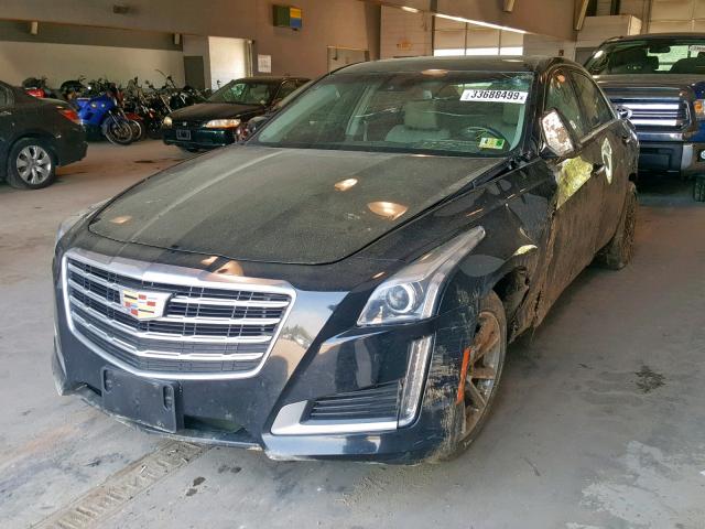 1G6AR5SX5H0130226 - 2017 CADILLAC CTS LUXURY BLACK photo 2