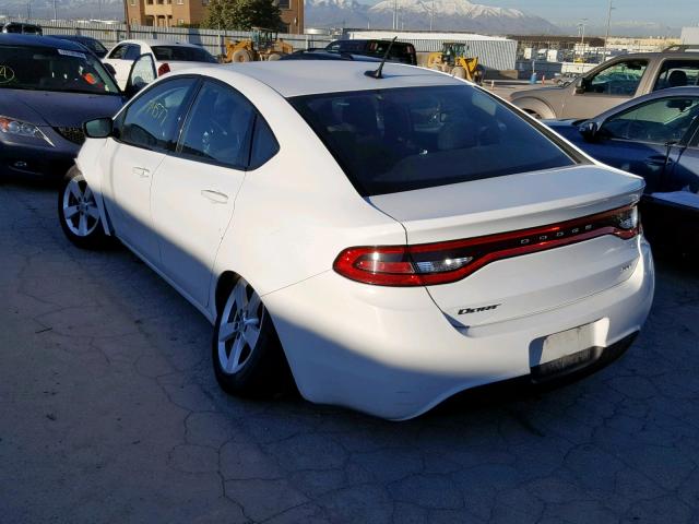 1C3CDFBB4GD689874 - 2016 DODGE DART SXT WHITE photo 3