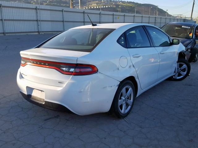 1C3CDFBB4GD689874 - 2016 DODGE DART SXT WHITE photo 4