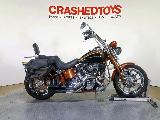 1HD1PT9408Y952564 - 2008 HARLEY-DAVIDSON FXSTSSE2 1 ORANGE photo 1