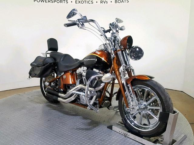 1HD1PT9408Y952564 - 2008 HARLEY-DAVIDSON FXSTSSE2 1 ORANGE photo 2